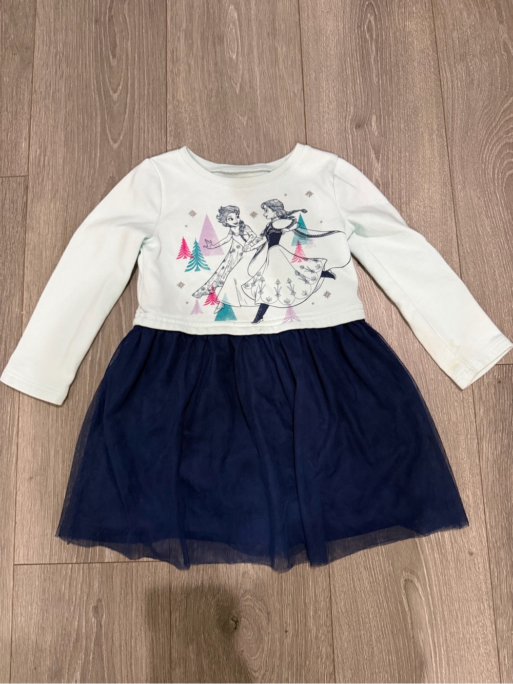 Disney Jumping Beans  Friozen Limited Edition Light Blue & Navy dress